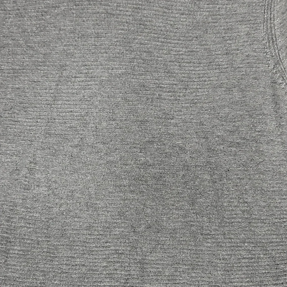 Adrienne Vittadini Size Medium Steel Gray Ribbed Tunic Turtleneck Sweater - Picture 8 of 16